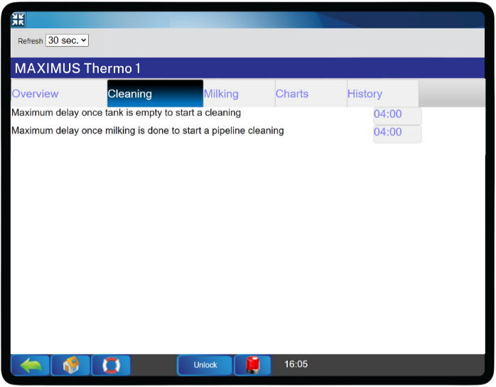 Dairy Thermograph (TTR) - MAXIMUS Thermo – Cleaning Report
